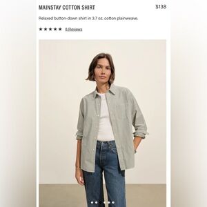 Buck Mason Cotton Mainstay Shirt - Small